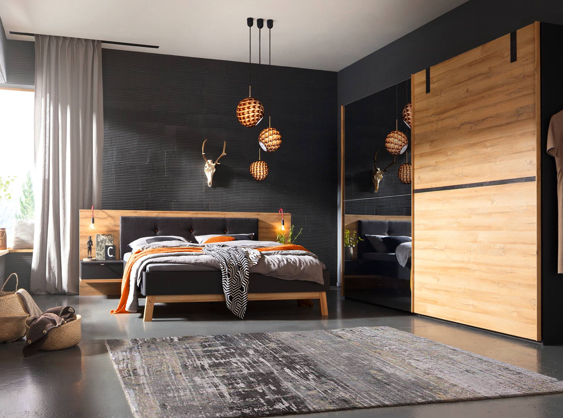  Chambre design  pur  porte coulissantes ou battantes Story