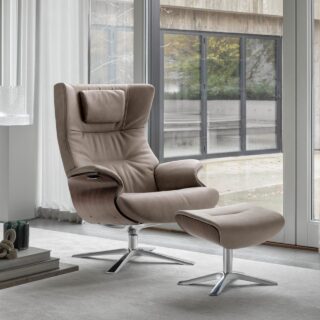 Fauteuil accoudoir incurvé - Story mobilier contemporain et tendance